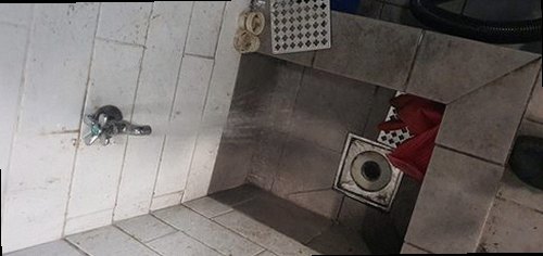 미추홀구 학익2동 하수구막힘 세척 후 배수 흐름과 주변 상태를 다시 확인하는 모습